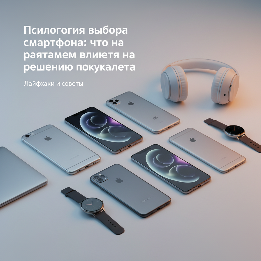 Психология выбора смартфона: что на самом деле влияет на решение покупателя