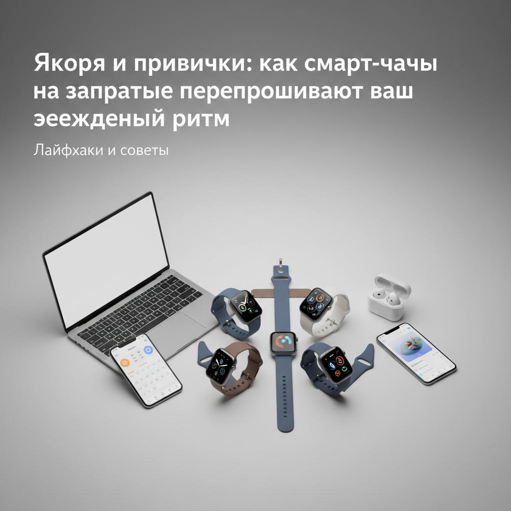 Якоря и привычки: как смарт-часы на запястье перепрошивают ваш ежедневный ритм